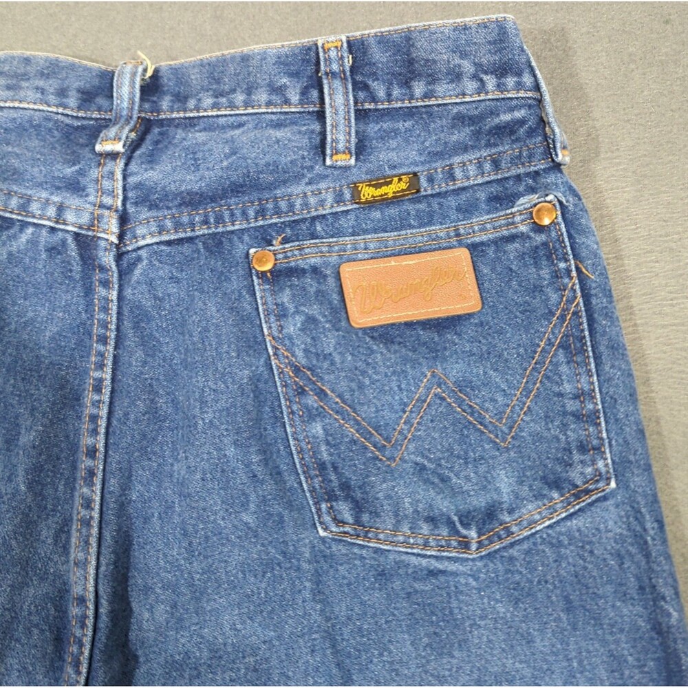 Wrangler VTG Jeans Men's 34x38 Fits 32x37 Blue 31MWZ Cowboy Cut Relaxed USA Made